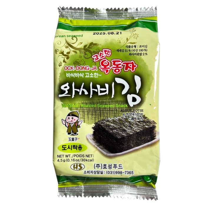 Снеки Нори со вкусом васаби OCK-DONG-JA 4,5г