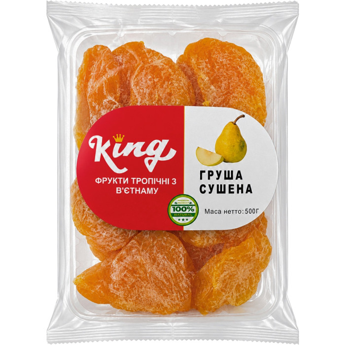 Груша в'ялена King 500г