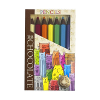 Шоколадні олівці Chocolate Pencils Gift Box Cat Кішки 100г
