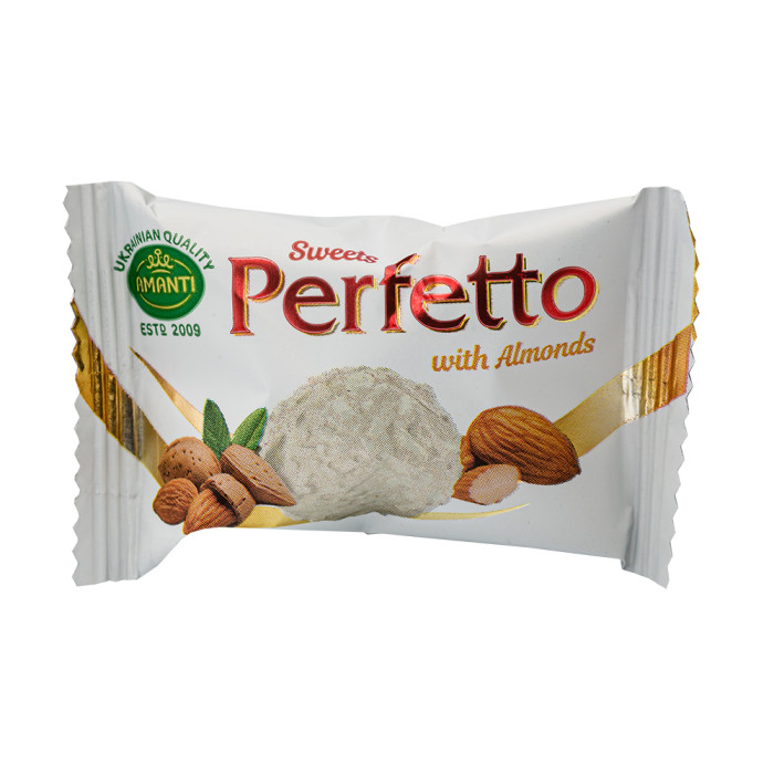 Конфеты Perfetto с целым миндалем Amanti 500 г