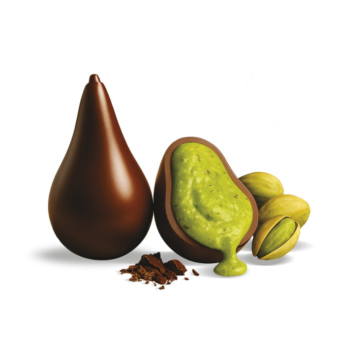 Цукерки Груша з фісташковим кремом, LUX CHOCO