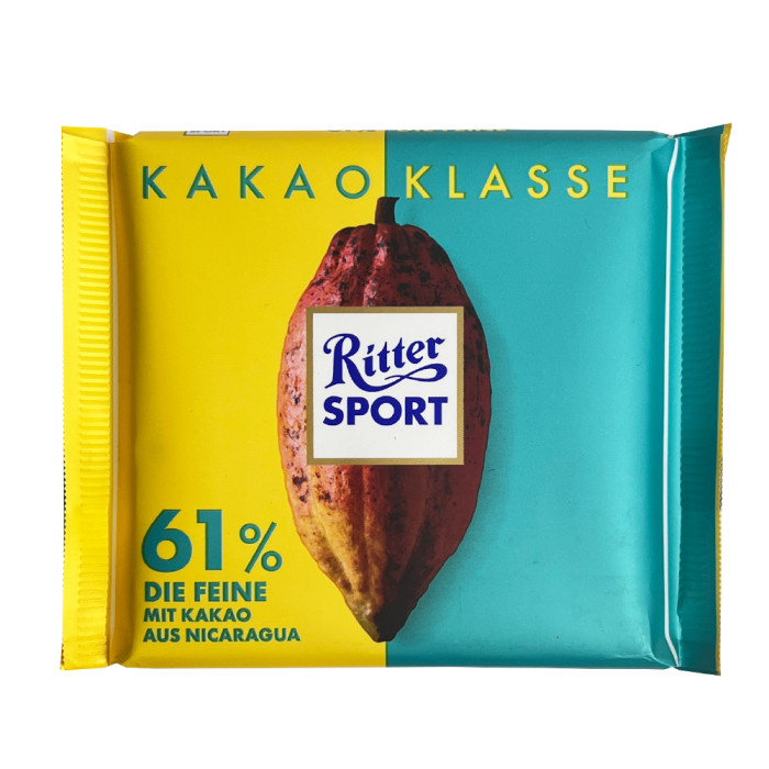Шоколад Риттер 61% Германия Ritter Sport 100 г