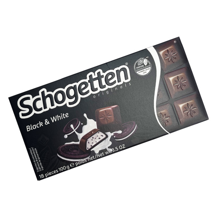 Шоколад Schogetten Black White (черно-белый), 100 г
