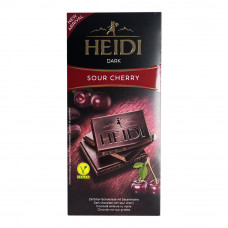 Шоколад чорний Sour Cherry HEIDI 80г