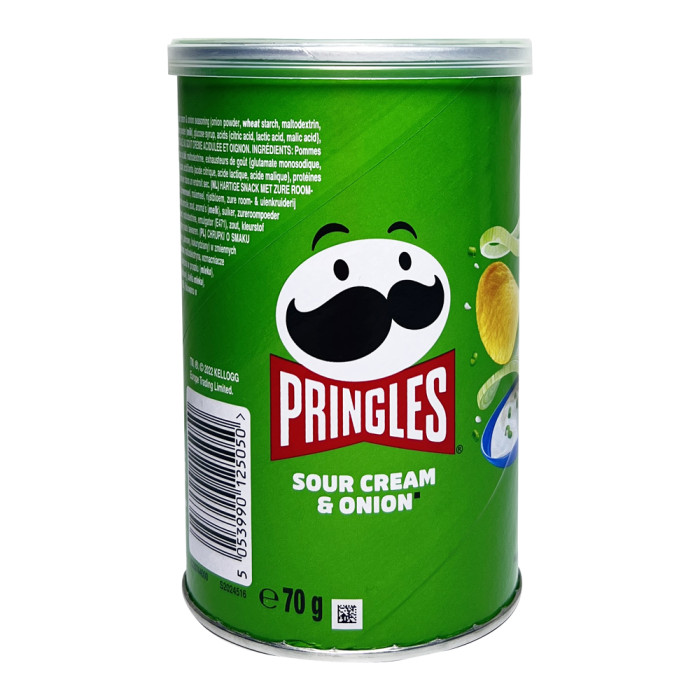 Чипсы Sour cream & onion Великобритания Pringles 70 г