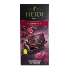 Шоколад чорний Raspberry HEIDI 80г