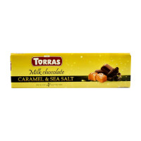 Шоколад молочний з карамеллю та морською сіллю Torras Caramel & Sea Salt 300 г