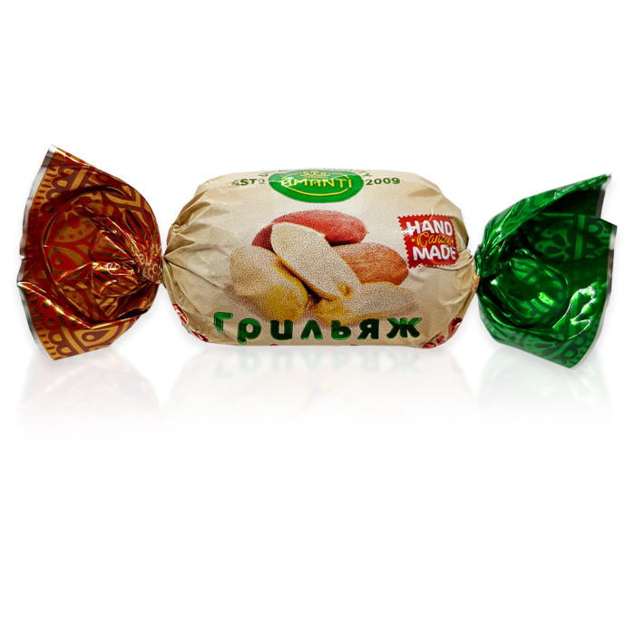 Цукерки Грильяж Арахіс Classic в глазурі Amanti 1 кг
