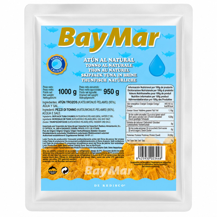 Тунець у власному соку Bay Mar, 1 кг