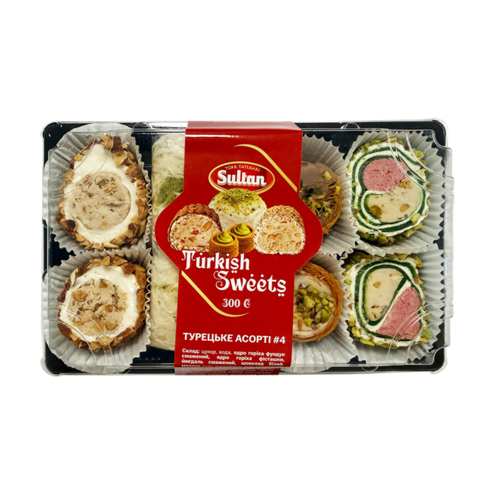 Турецьке Асорті з пішманіє №4, SULTAN, 300 г