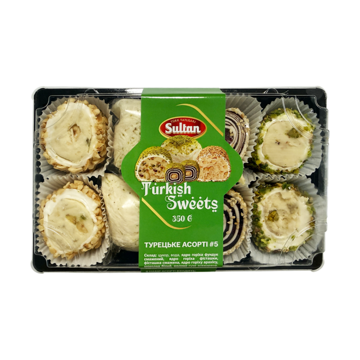 Турецьке Асорті з рулетами №5, SULTAN, 350 г