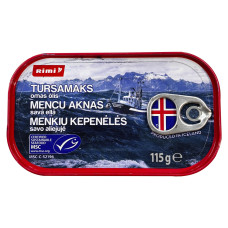 Печінка тріски RIMI TURSAMAKS 115г