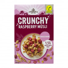 Кранчі (хрусткі мюсли) Crunchy Crownfield з малиною 350 г