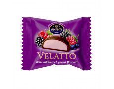 Цукерки VELATTO зі смаком лісових ягід Amanti 1кг
