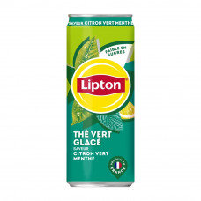 Напій tron Vert Menthe Лайм та м`ята з/б Lipton 330мл