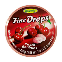Драже FINE DROPS вишня Австрия WOOGIE 200 г