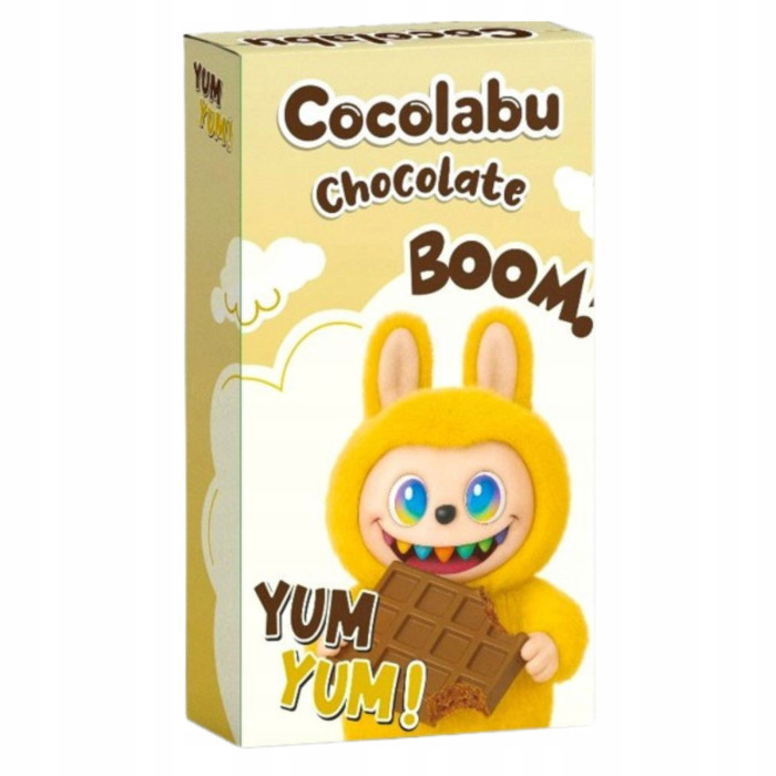 Шоколад Лабубу Labubu Cocolabu Chocolate Boom Yellow (Жовтий) 70 г