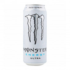 Енергетичний напій MONSTER ENERGY Ultra Zero Sugar без цукру, 500 мл